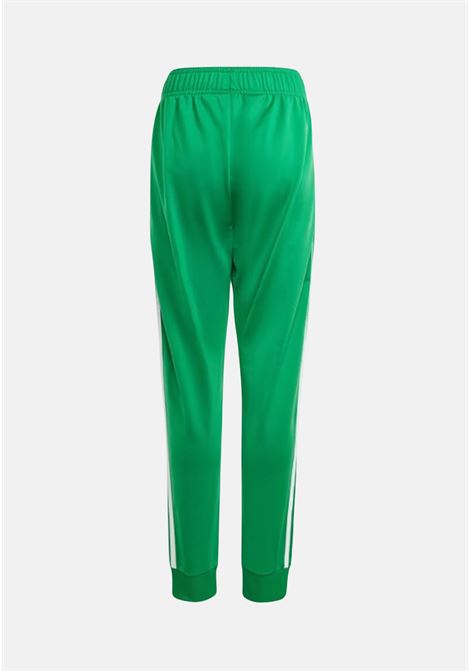 Green tracksuit trousers for boys and girls ADIDAS ORIGINALS | IN4759.